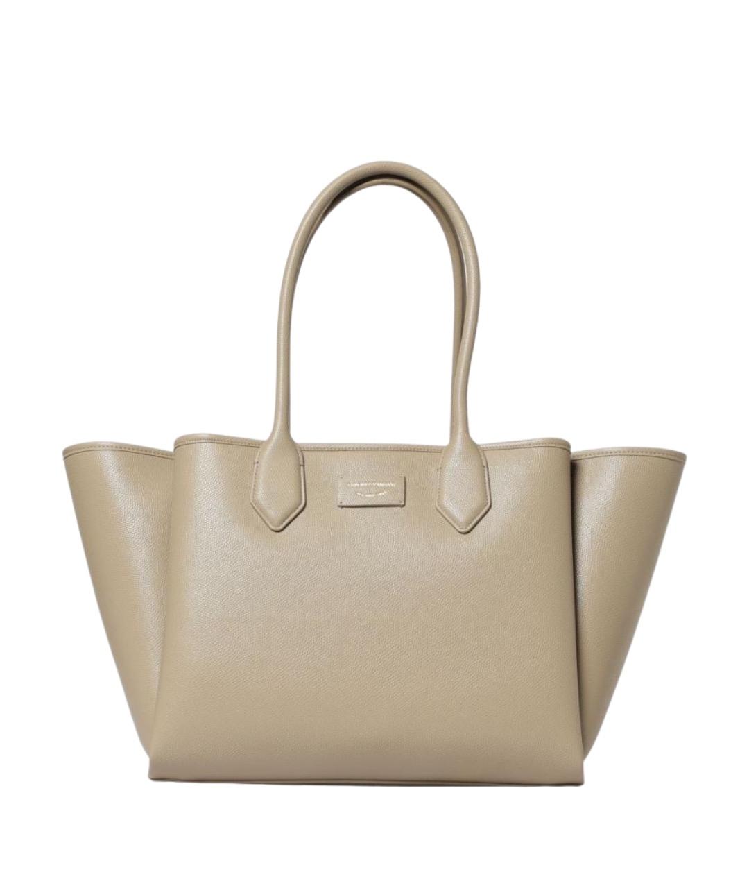 EMPORIO ARMANI Бежевая сумка тоут, фото 1