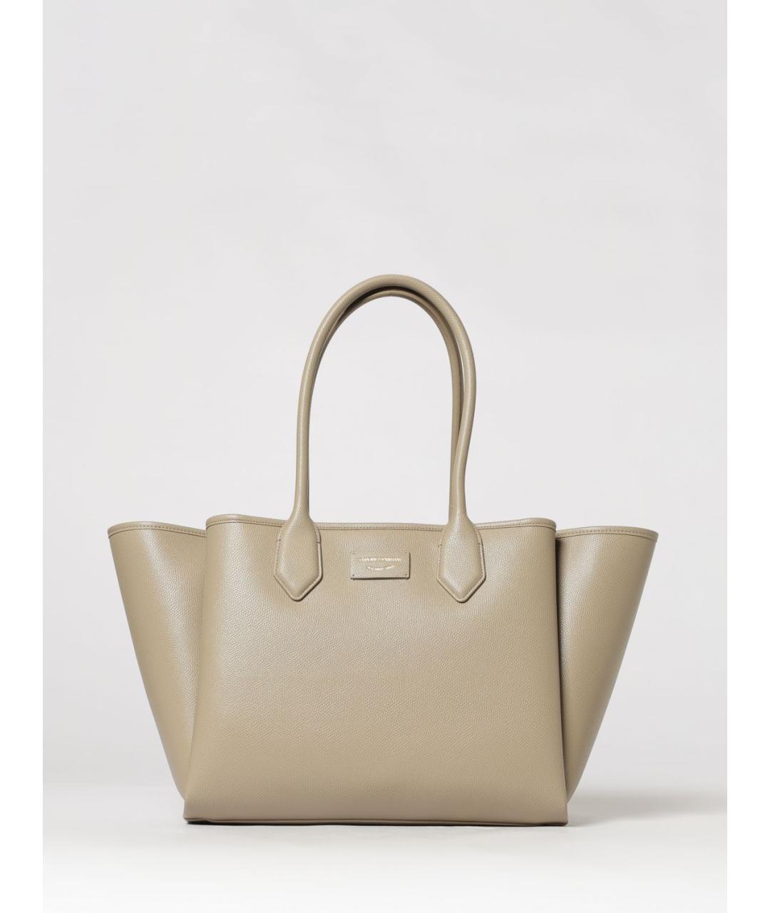 EMPORIO ARMANI Бежевая сумка тоут, фото 4