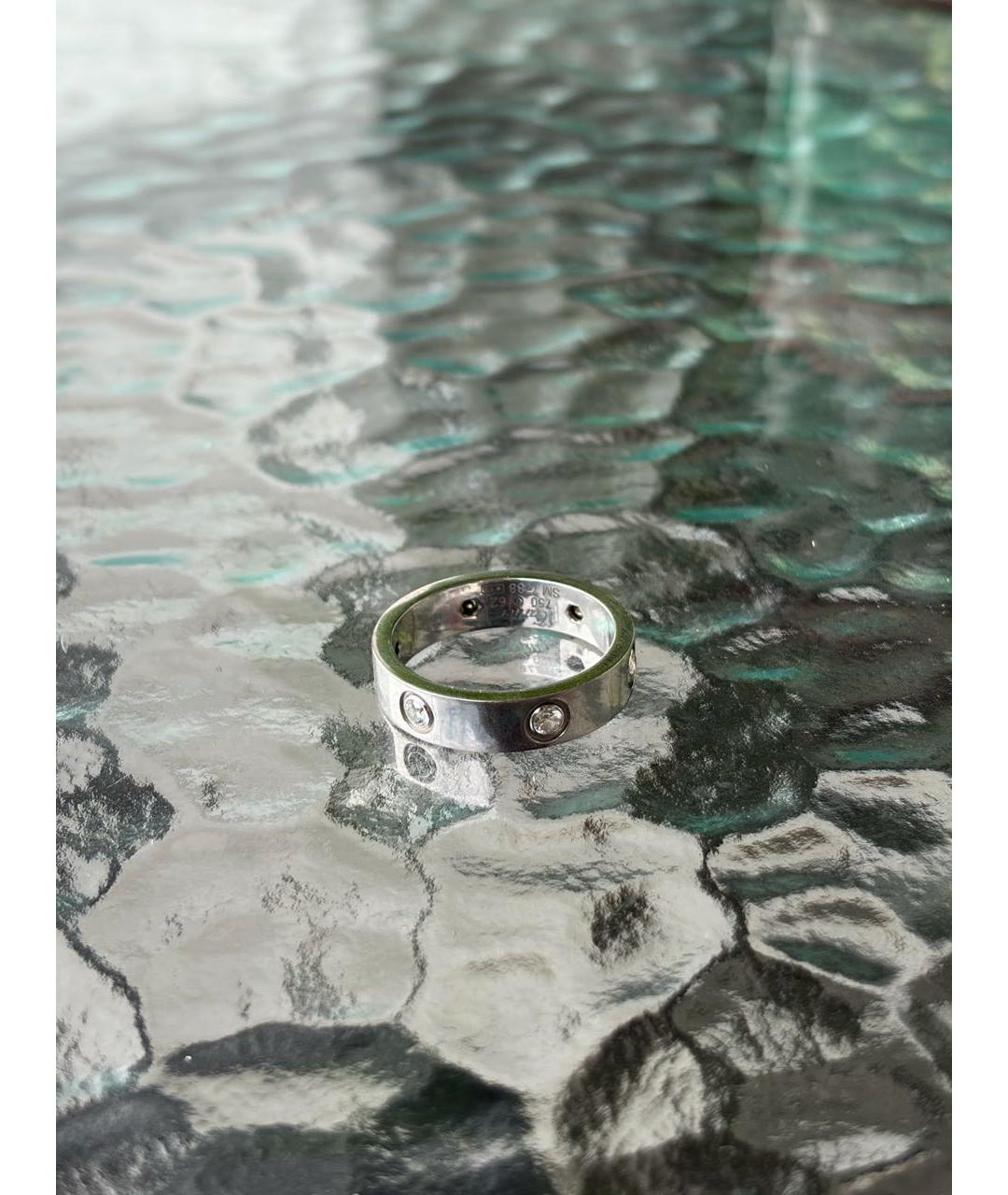 CARTIER Серебряное кольцо из белого золота, фото 2