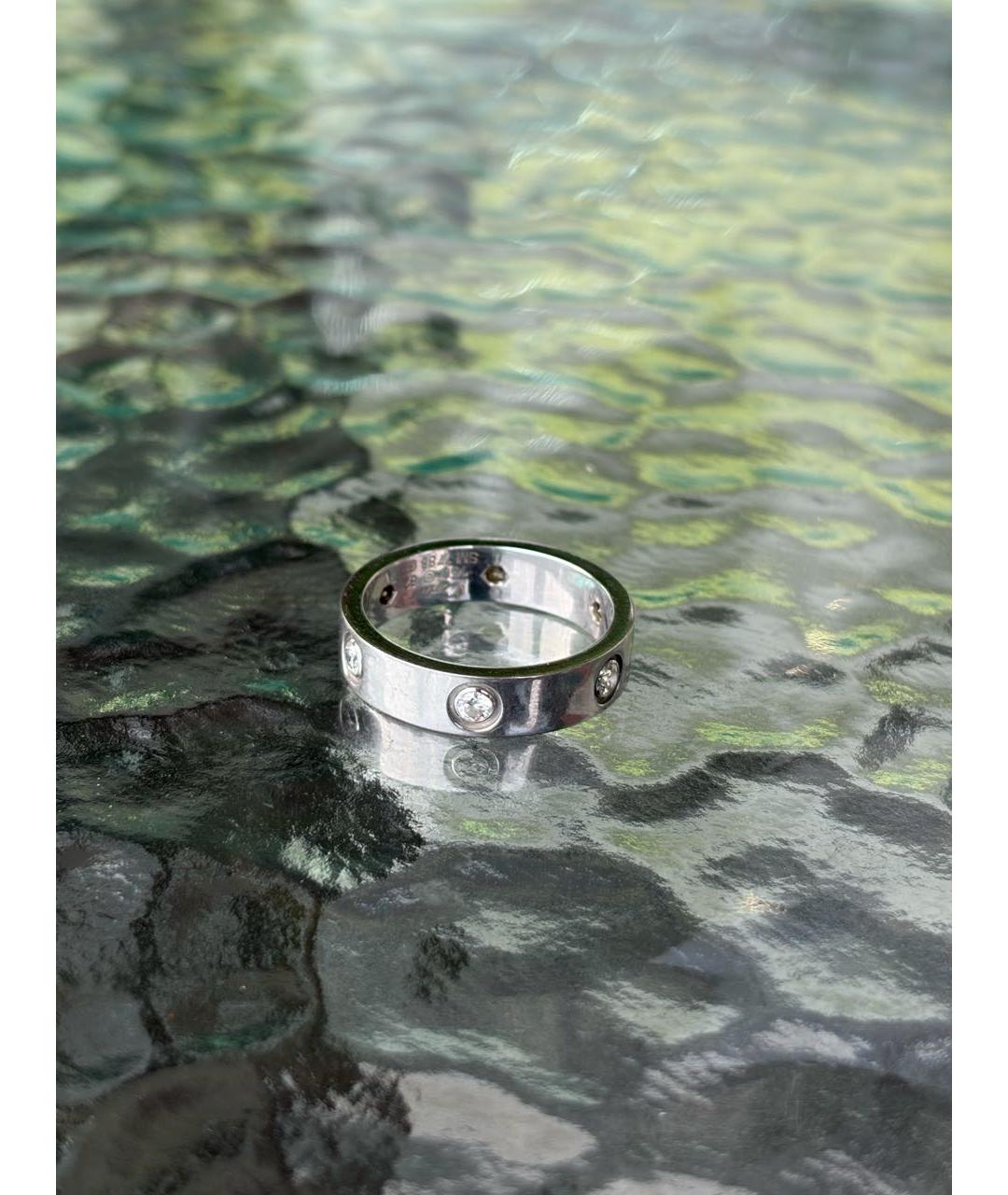 CARTIER Серебряное кольцо из белого золота, фото 3
