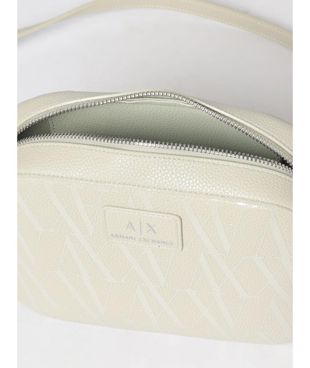 ARMANI EXCHANGE Бежевая сумка через плечо, фото 3