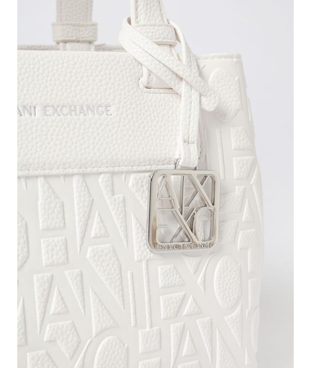 ARMANI EXCHANGE Белая сумка через плечо, фото 3