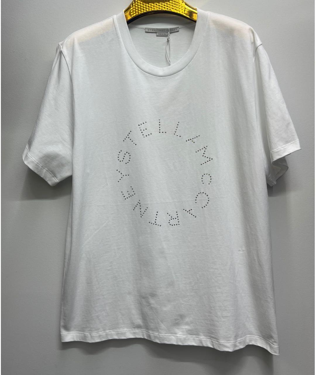 STELLA MCCARTNEY Белая хлопковая футболка, фото 2