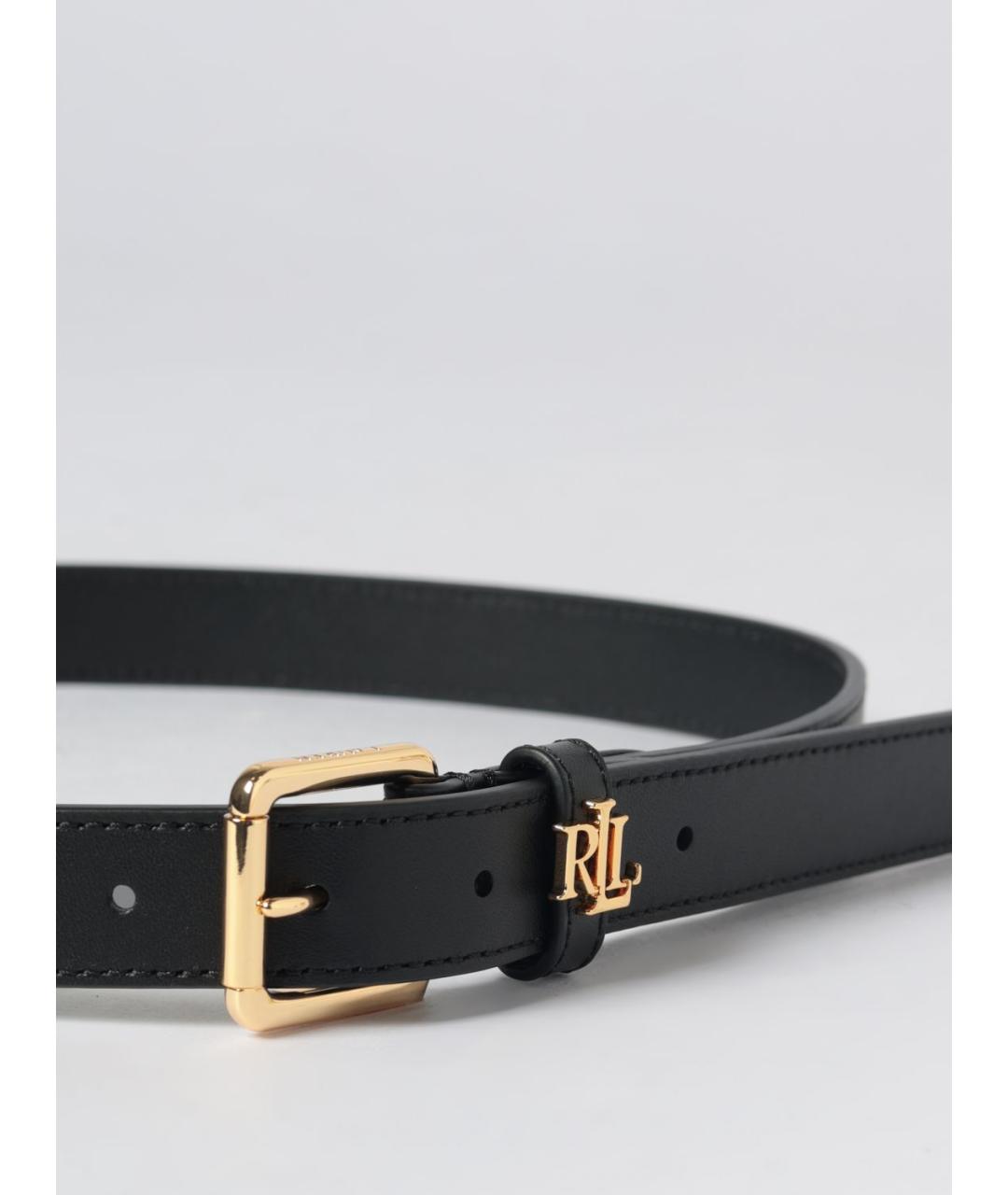 RALPH LAUREN Черный ремень, фото 2