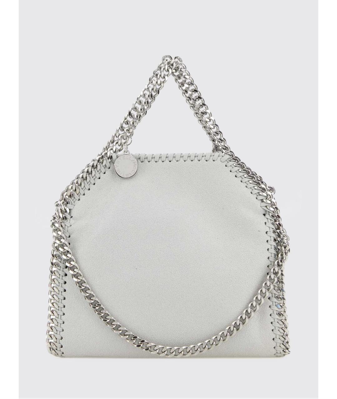 STELLA MCCARTNEY Серая сумка с короткими ручками из искусственной кожи, фото 1