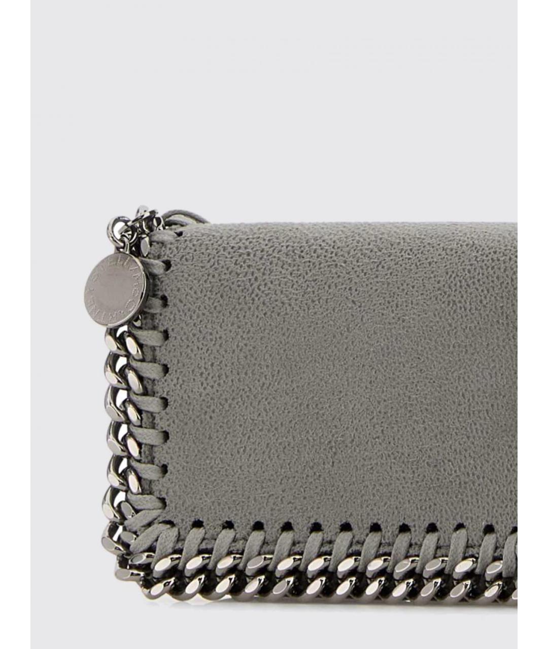 STELLA MCCARTNEY Серый кошелек из искусственной кожи, фото 3