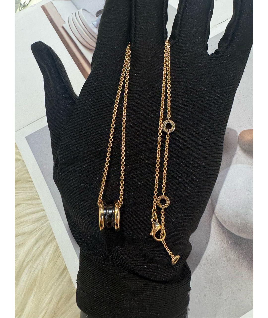 BVLGARI Золотое колье из розового золота, фото 9
