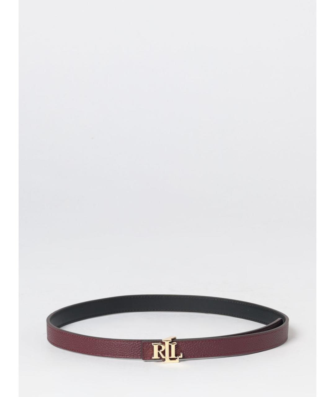 RALPH LAUREN Бордовый ремень, фото 5