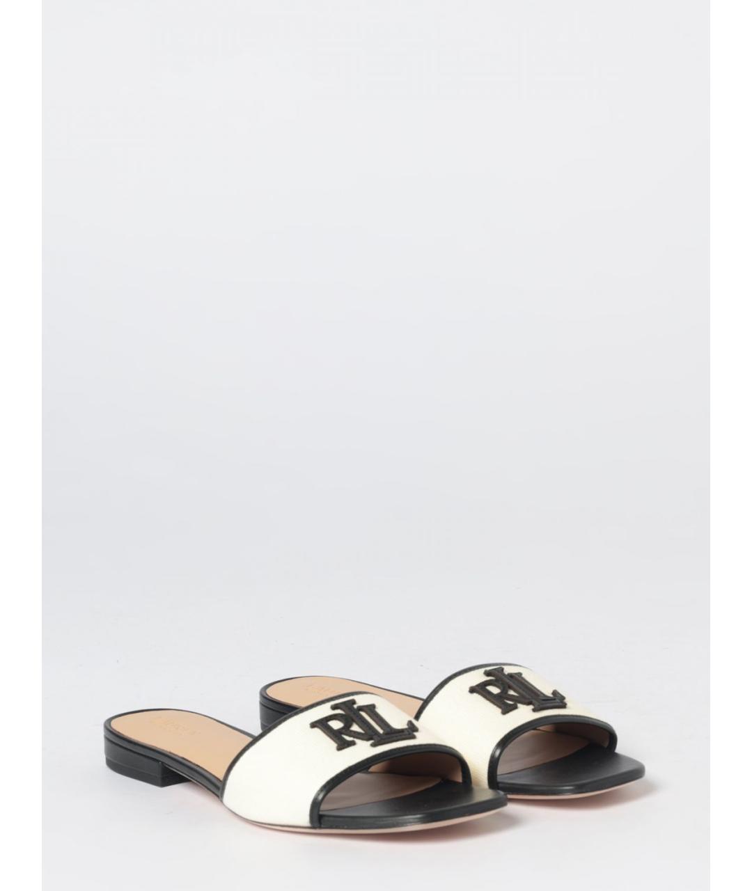 RALPH LAUREN Мульти шлепанцы, фото 2