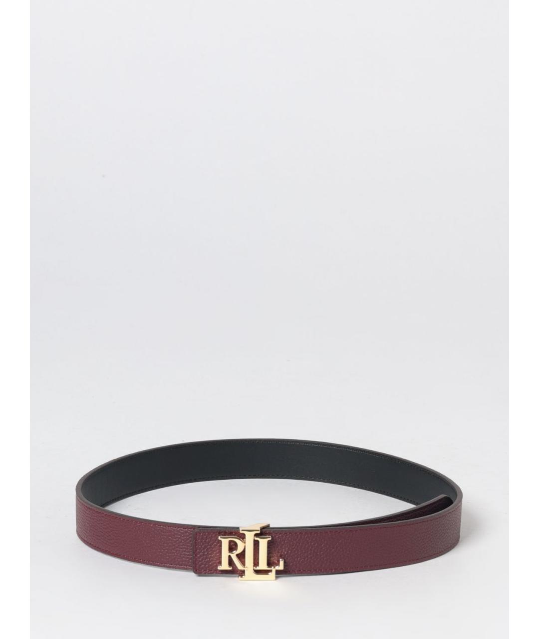 RALPH LAUREN Бордовый ремень, фото 5