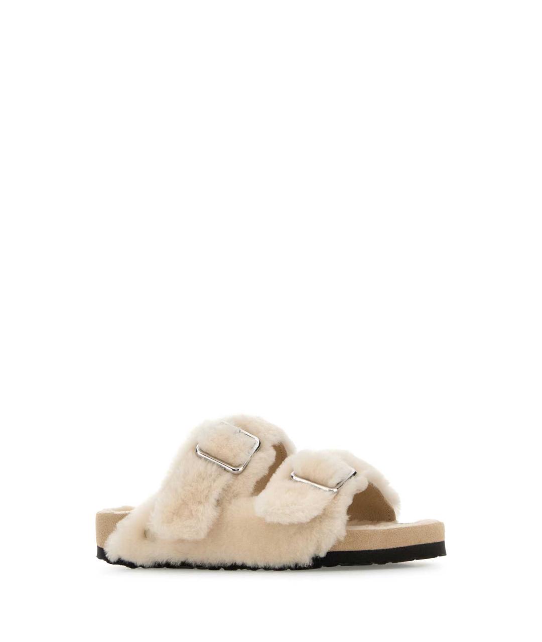 BIRKENSTOCK Бежевые шлепанцы, фото 2