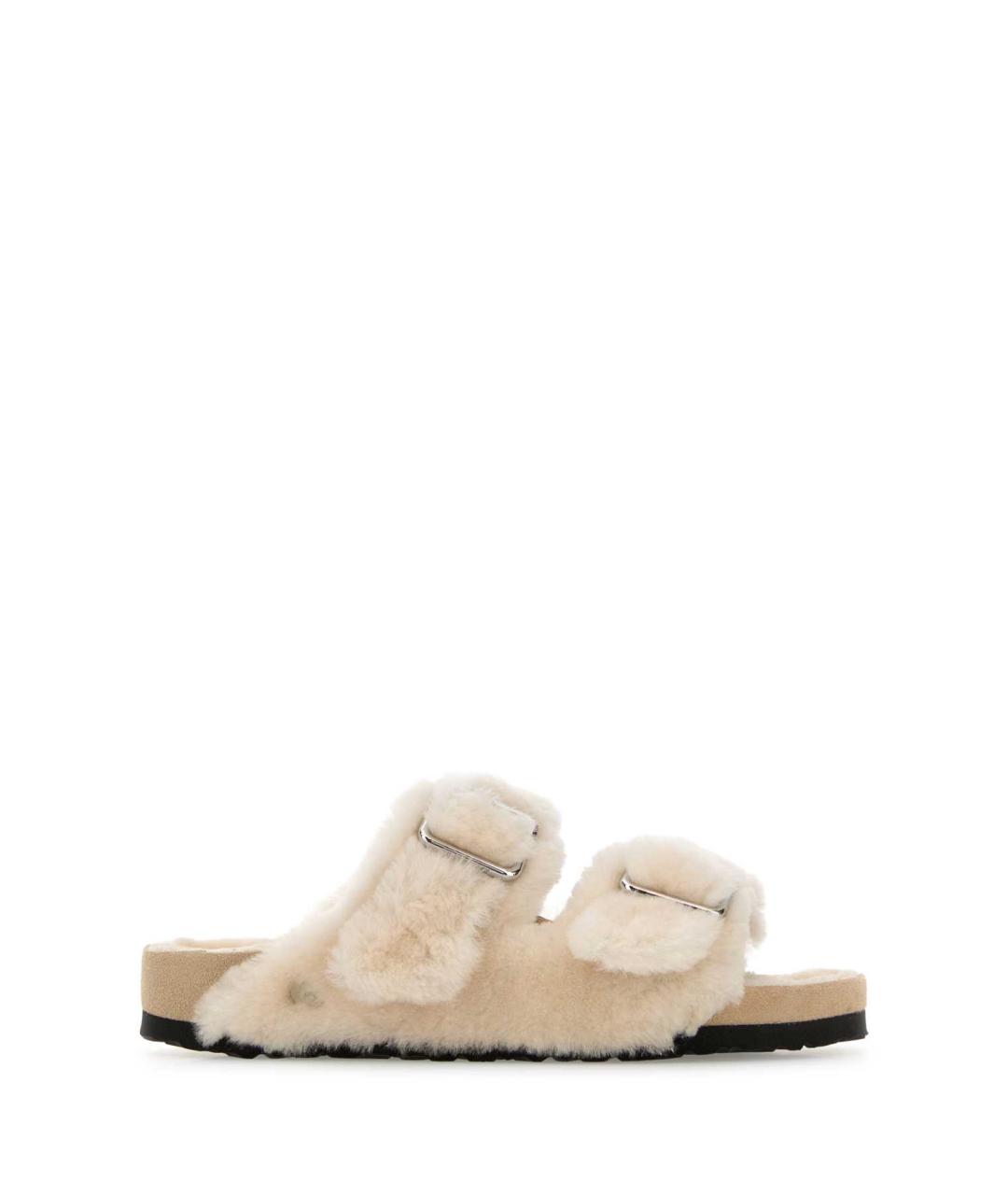 BIRKENSTOCK Бежевые шлепанцы, фото 1