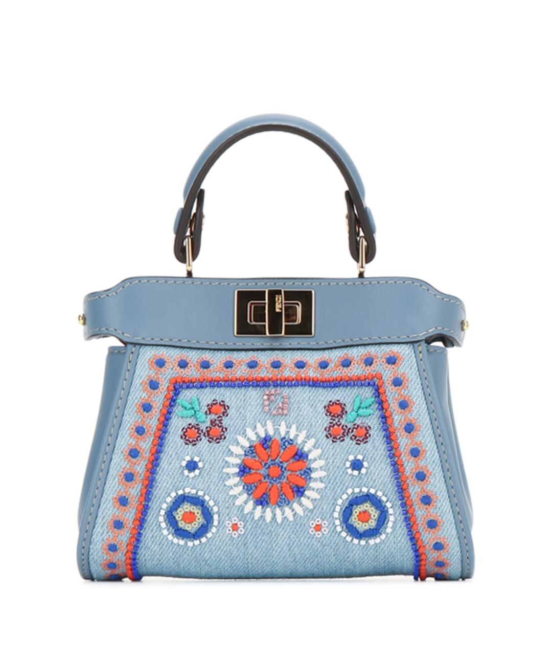 FENDI Мульти кожаная сумка с короткими ручками, фото 1