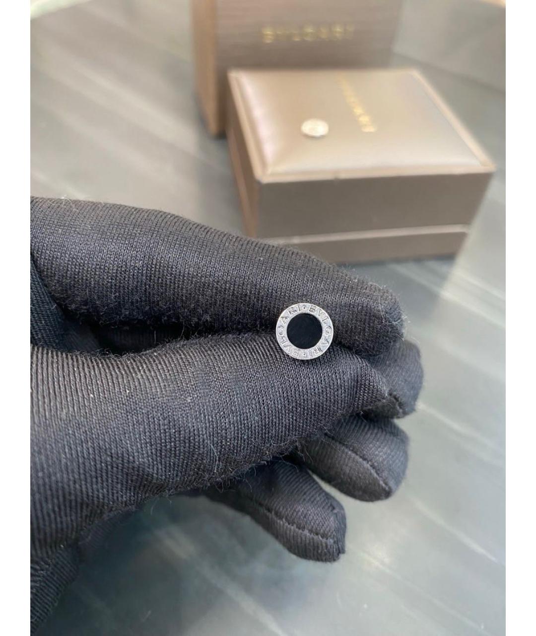 BVLGARI Серебряные серьги из белого золота, фото 5
