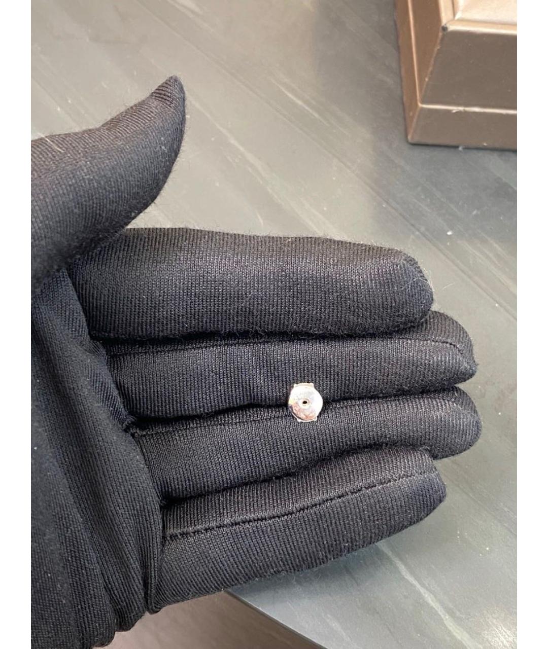 BVLGARI Серебряные серьги из белого золота, фото 7