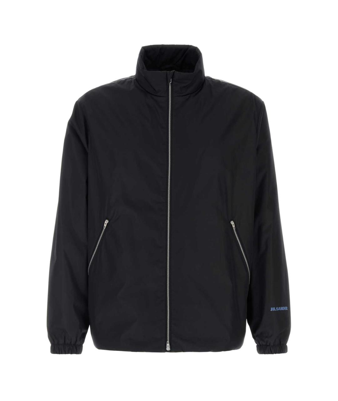 JIL SANDER Темно-синяя полиэстеровая куртка, фото 1