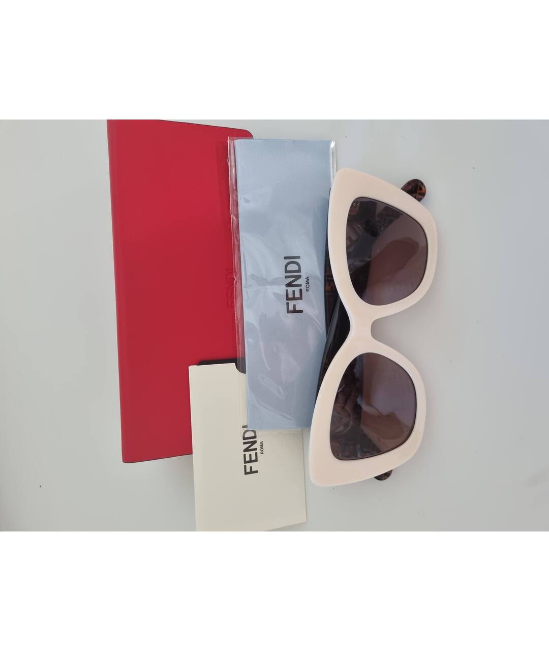 FENDI Мульти пластиковые солнцезащитные очки, фото 7