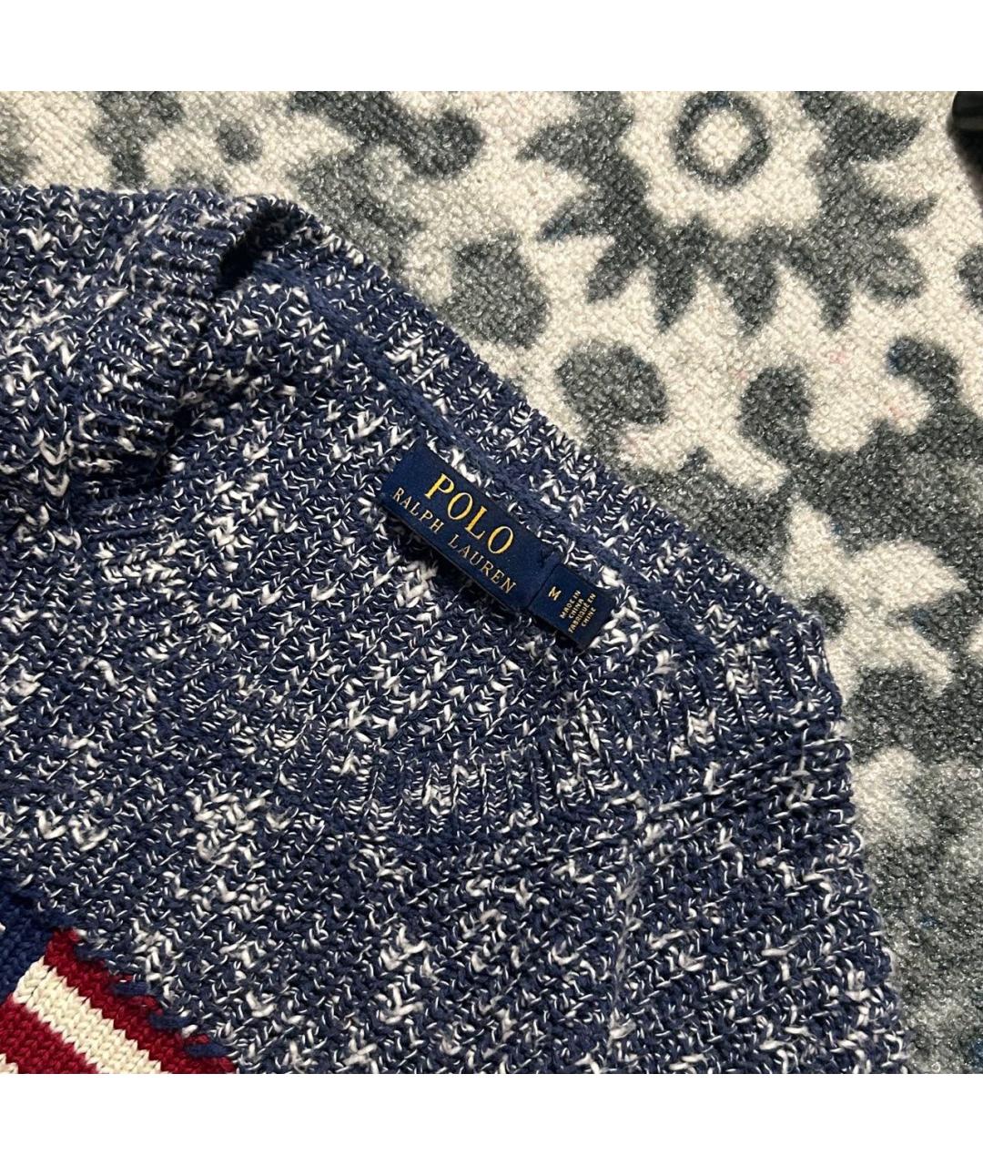 POLO RALPH LAUREN Серый хлопковый джемпер / свитер, фото 6