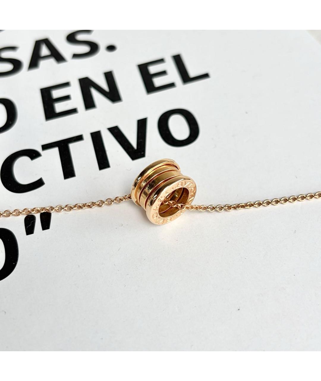 BVLGARI Золотое колье из розового золота, фото 2