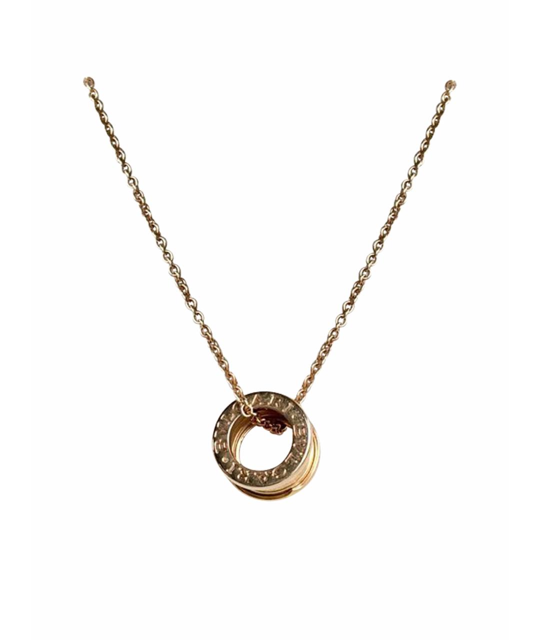 BVLGARI Золотое колье из розового золота, фото 1