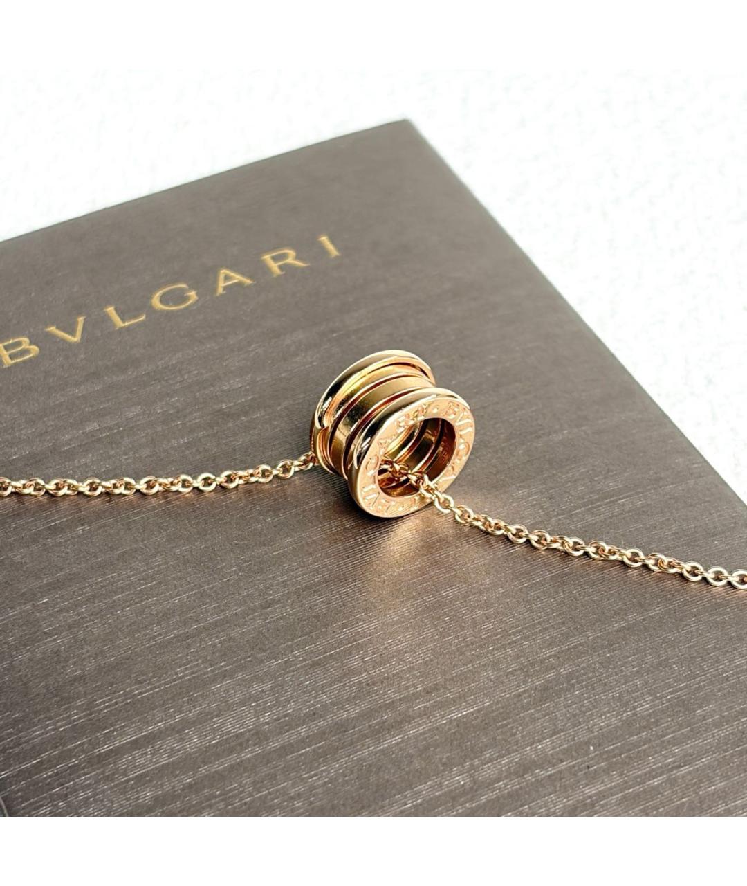 BVLGARI Золотое колье из розового золота, фото 5