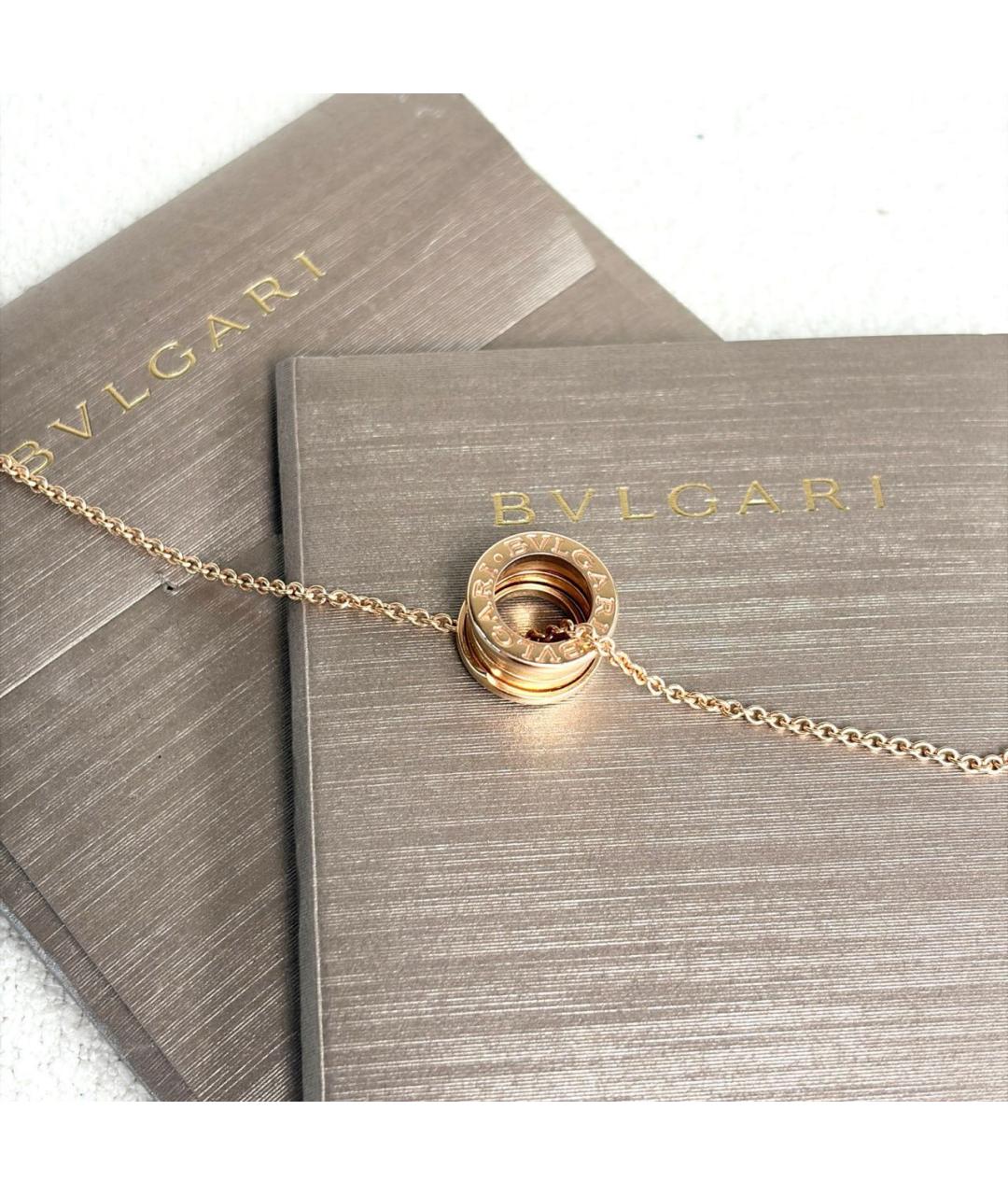 BVLGARI Золотое колье из розового золота, фото 3