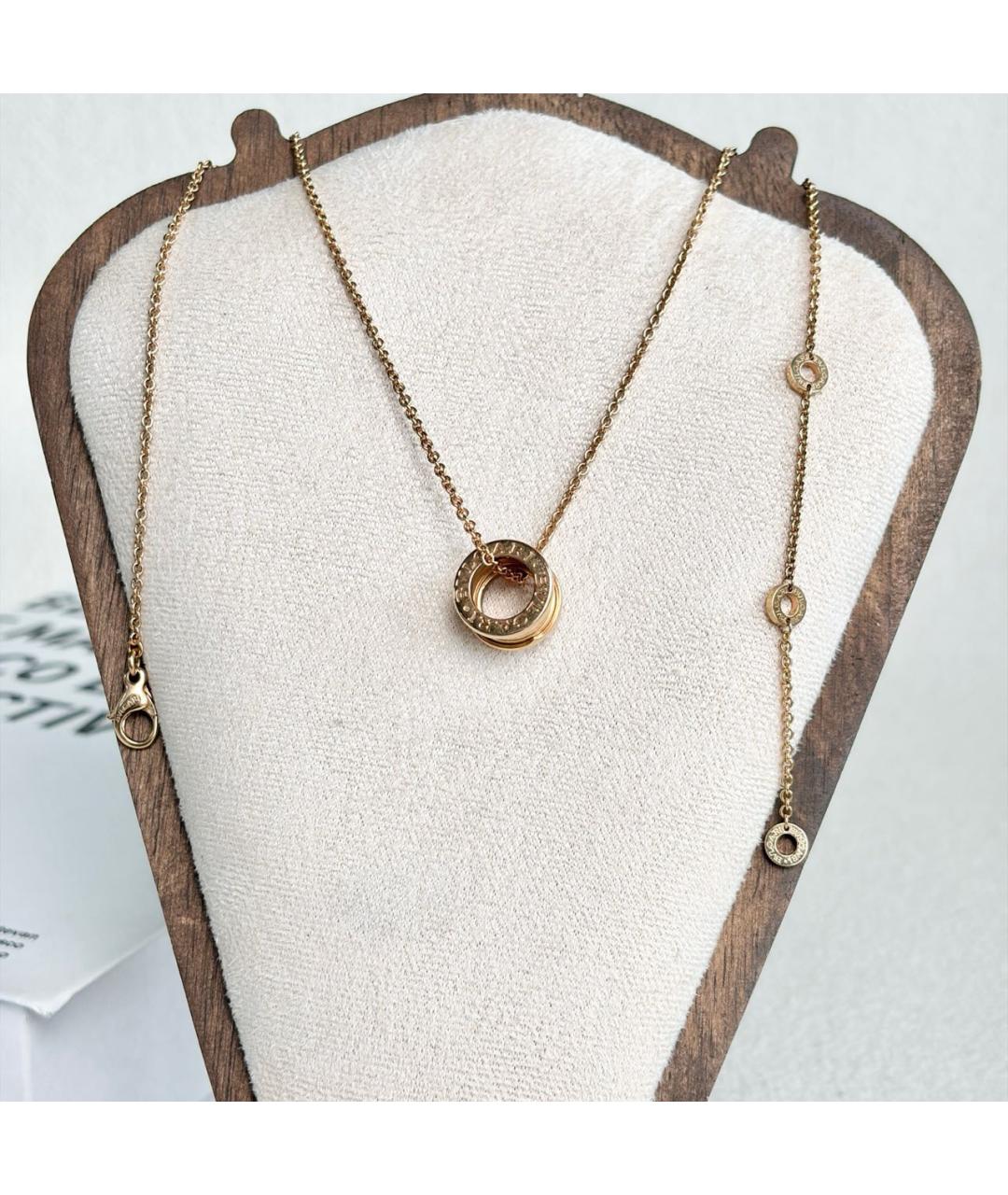 BVLGARI Золотое колье из розового золота, фото 9