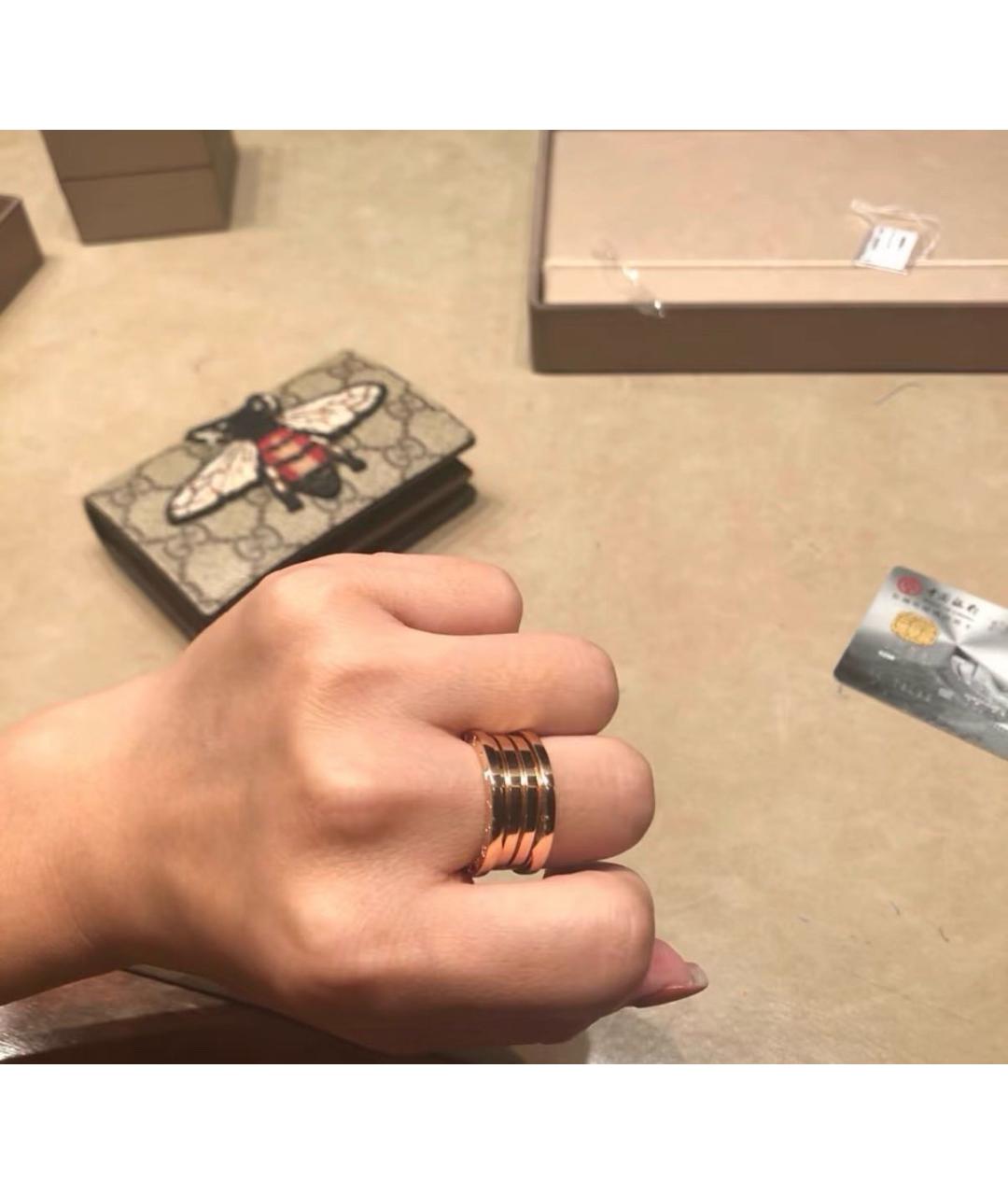 BVLGARI Золотое кольцо из розового золота, фото 8
