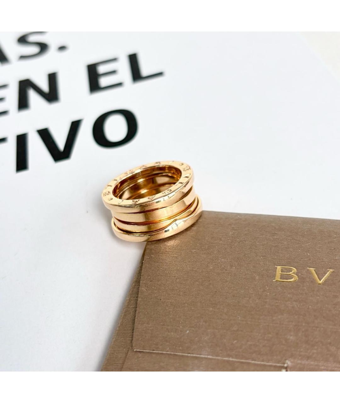 BVLGARI Золотое кольцо из розового золота, фото 3