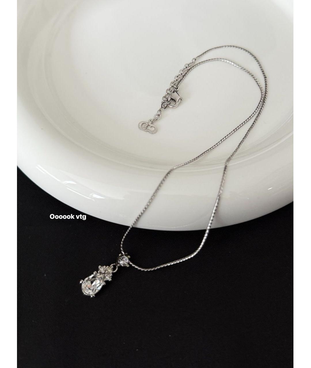 CHRISTIAN DIOR Серебряное колье, фото 2