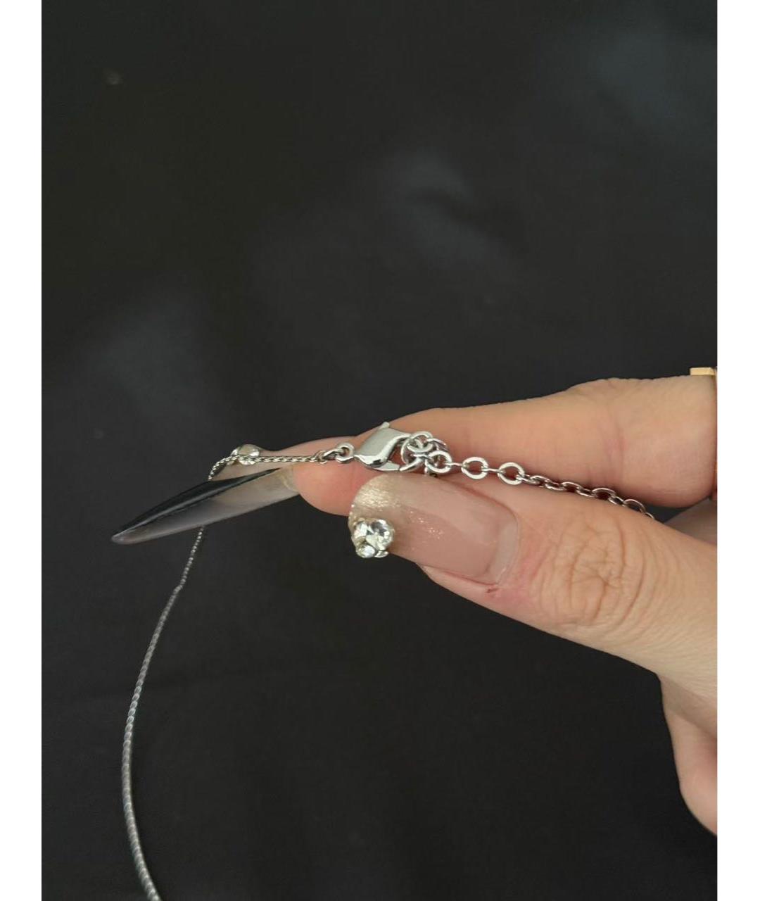 CHRISTIAN DIOR Серебряное колье, фото 7