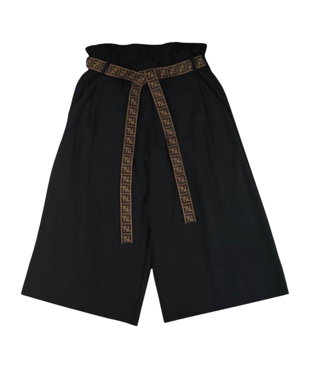 FENDI Черные брюки и шорты, фото 1