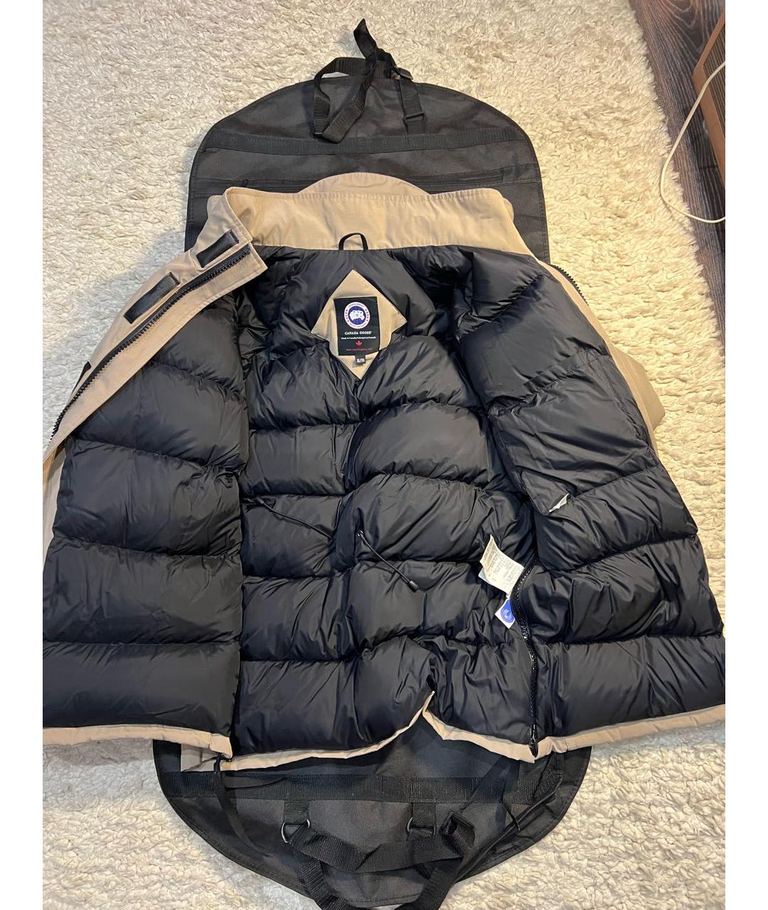 CANADA GOOSE Бежевая парка, фото 4