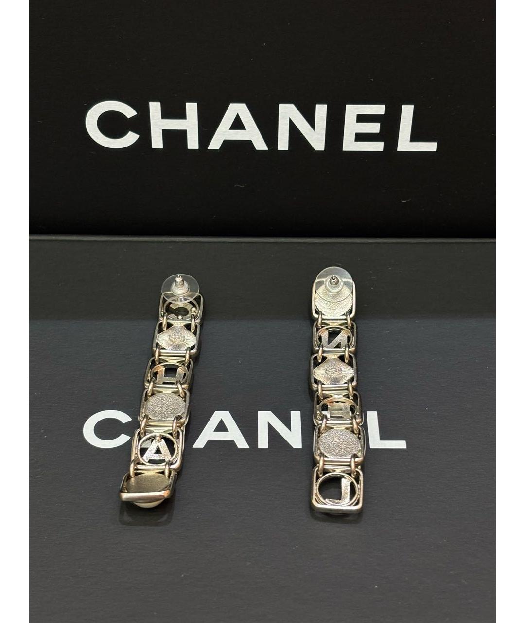CHANEL Золотые серьги, фото 5