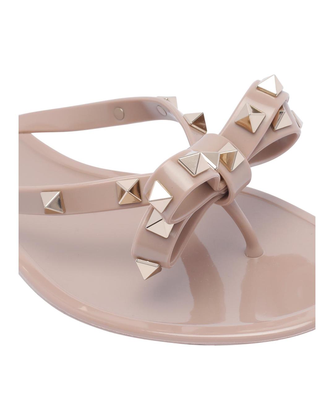 VALENTINO Розовые шлепанцы, фото 4