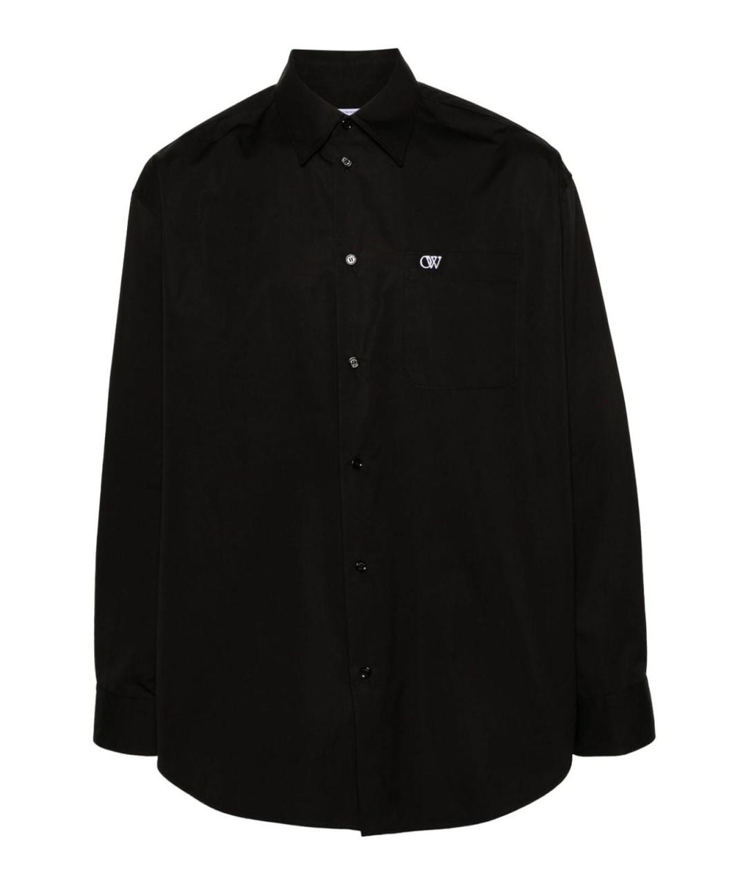 OFF-WHITE Черная хлопковая кэжуал рубашка, фото 1