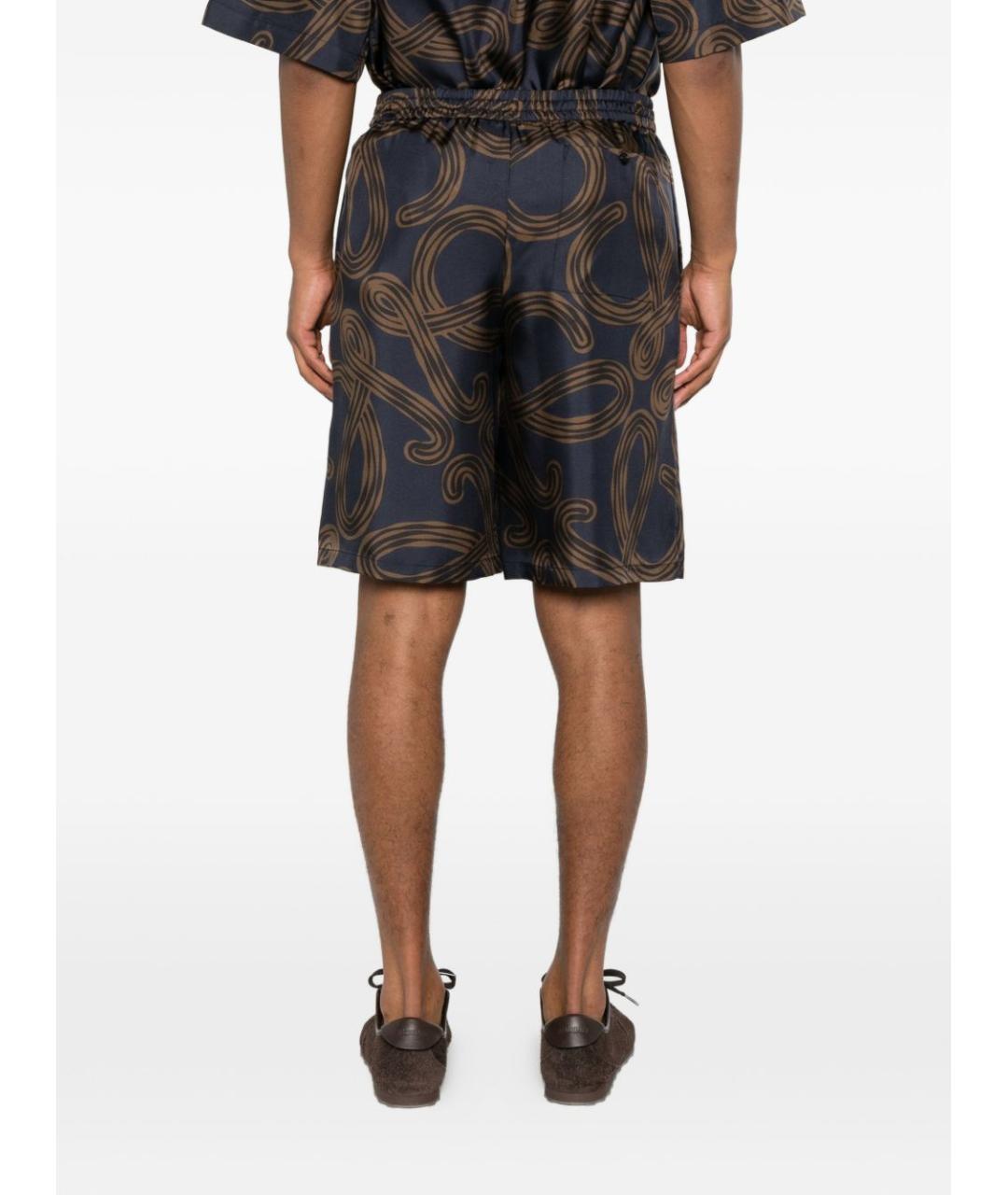 LOEWE Мульти шелковые шорты, фото 4