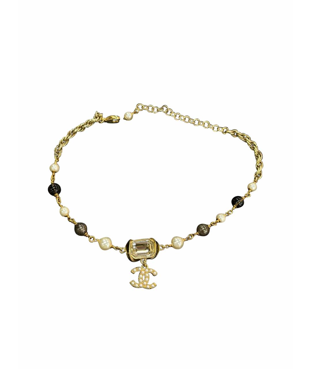 CHANEL Золотой чокер, фото 1