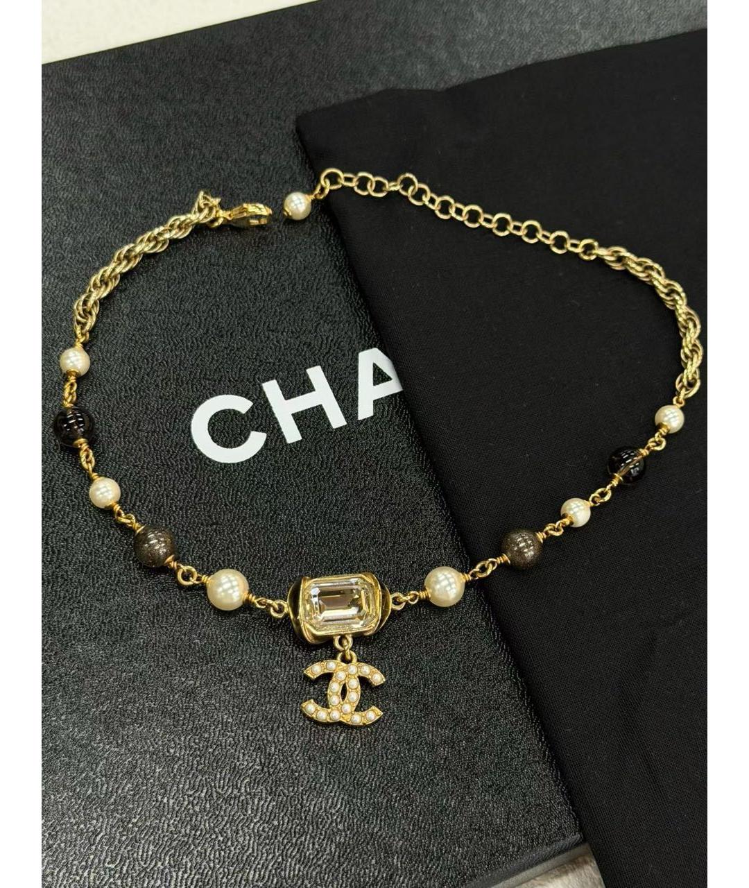 CHANEL Золотой чокер, фото 4