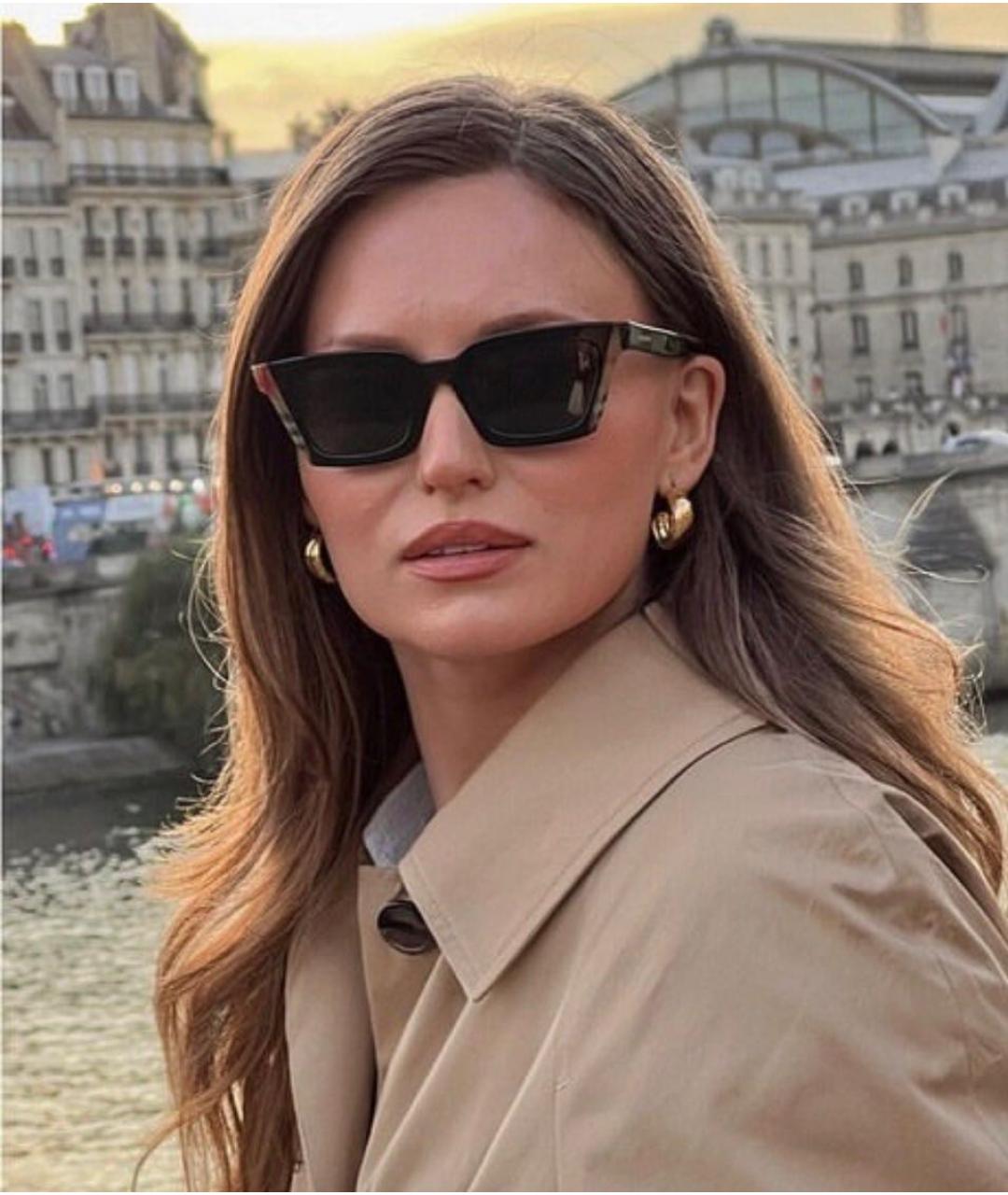 BURBERRY Черные солнцезащитные очки, фото 5