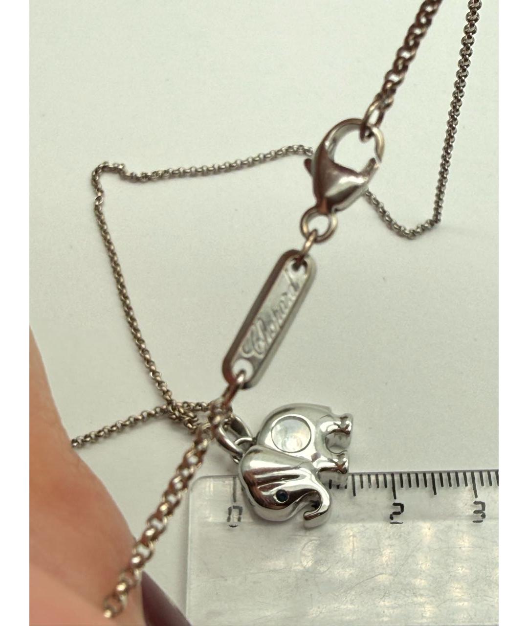CHOPARD Белое колье из белого золота, фото 5