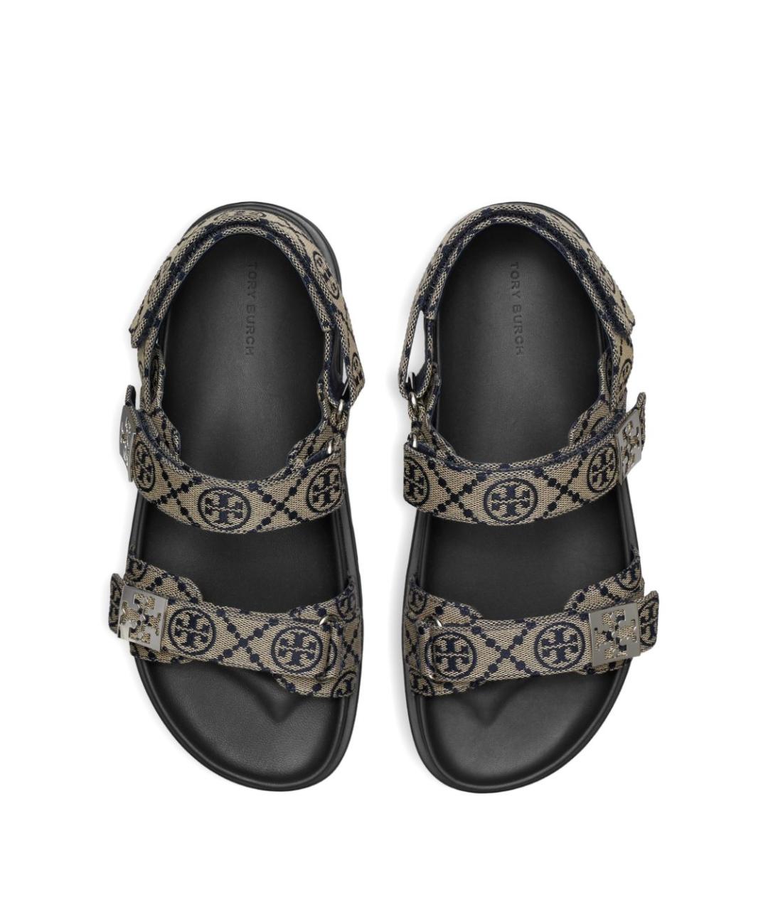 TORY BURCH Синие босоножки, фото 3