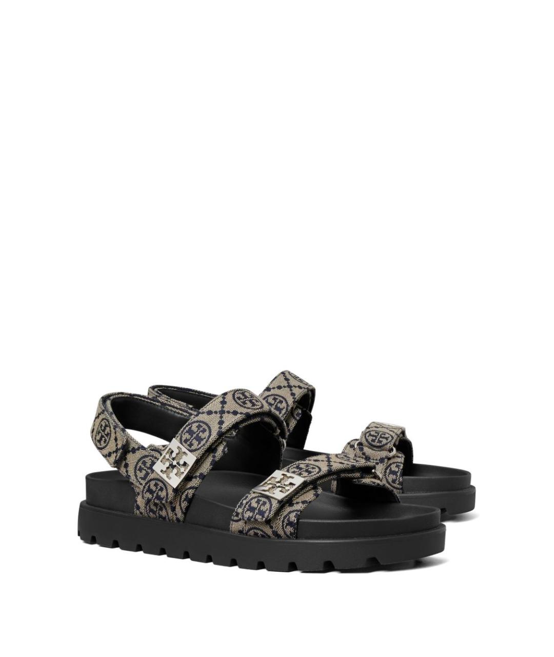 TORY BURCH Синие босоножки, фото 2