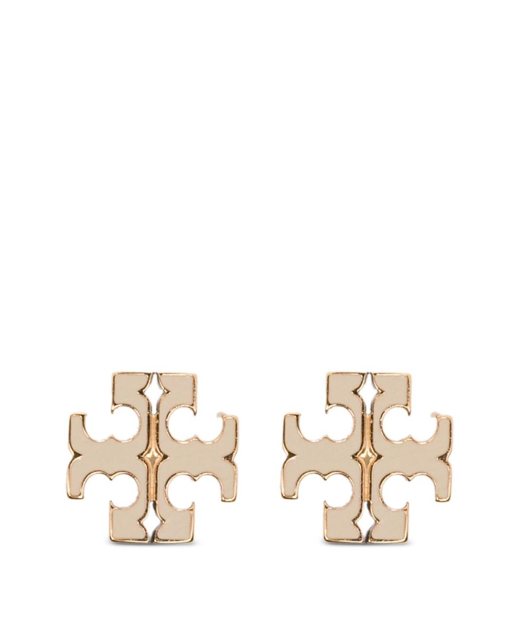 TORY BURCH Золотые металлические серьги, фото 1