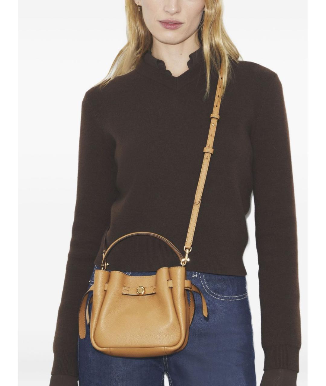 TORY BURCH Коричневая сумка тоут, фото 5
