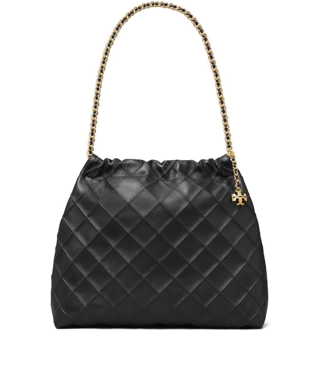 TORY BURCH Черная сумка тоут, фото 1