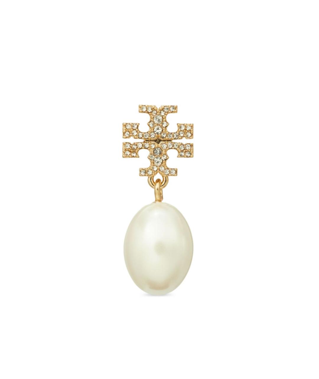 TORY BURCH Золотые металлические серьги, фото 2