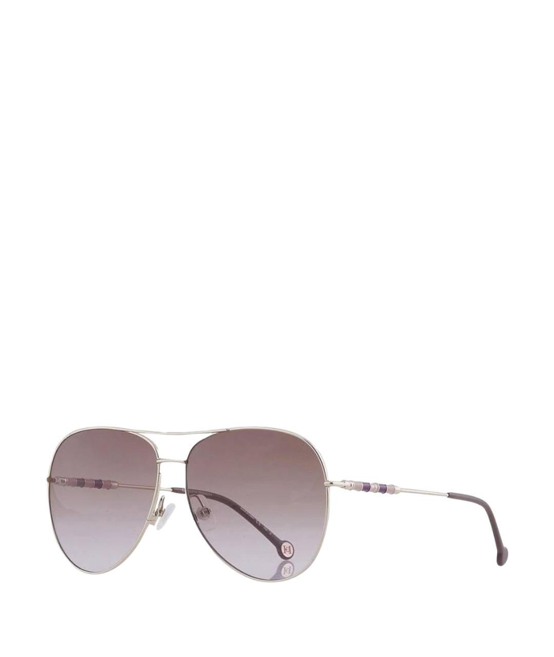 CAROLINA HERRERA Фиолетовые металлические солнцезащитные очки, фото 1