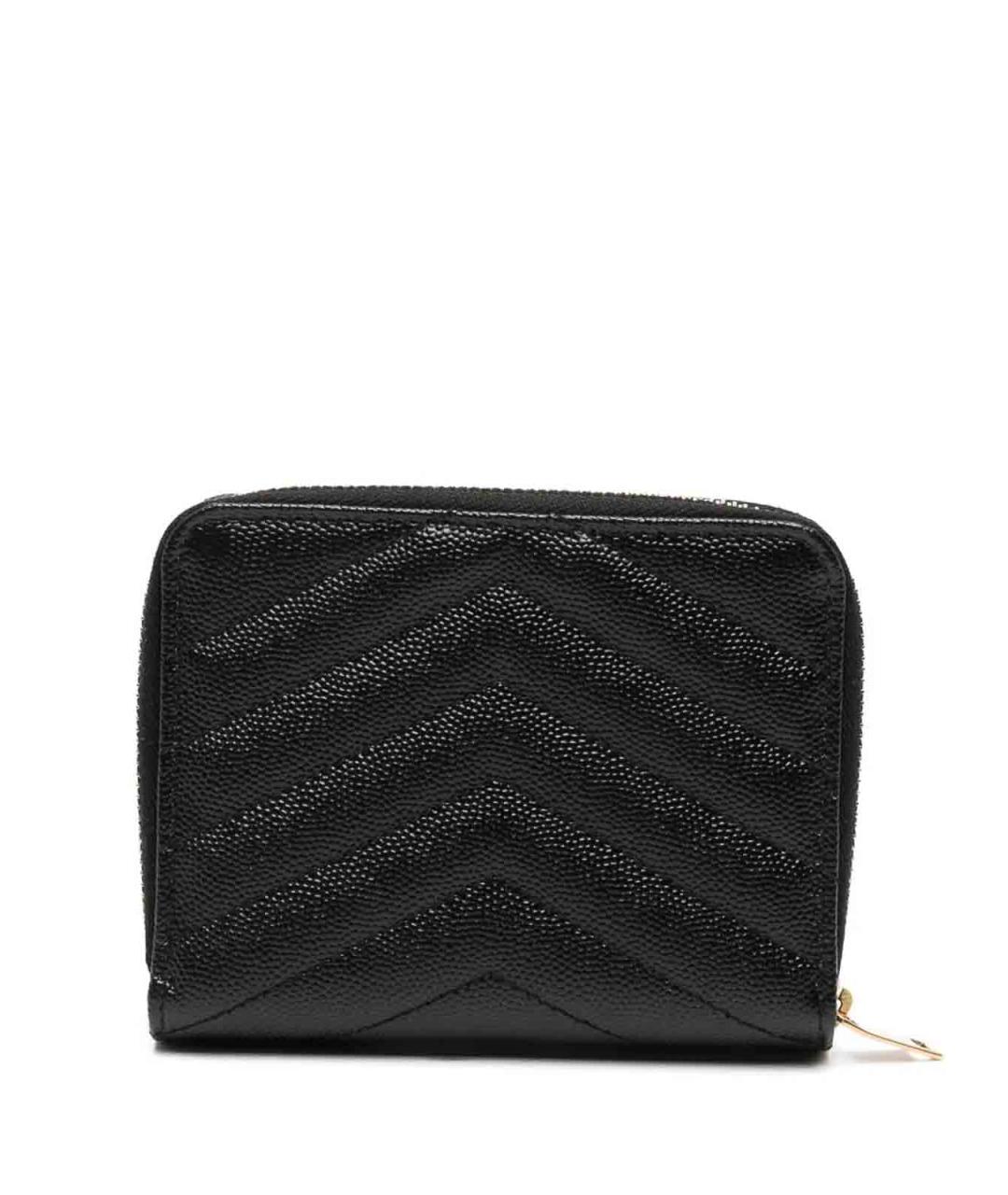 SAINT LAURENT Черный кошелек, фото 2