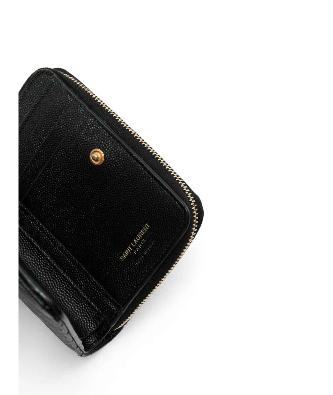 SAINT LAURENT Черный кошелек, фото 3